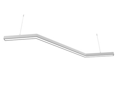 СВЕТОДИОДНЫЙ СВЕТИЛЬНИК X-LED 80ВТ ЗИГЗАГ (1450*555*43) LSNZ-80 LSNZ-80 фото