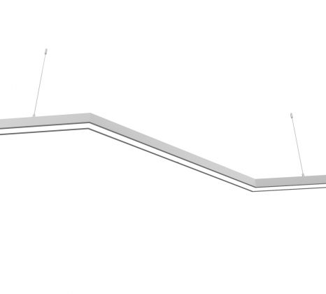 СВЕТОДИОДНЫЙ СВЕТИЛЬНИК X-LED 80ВТ ЗИГЗАГ (1450*555*43) LSNZ-80 LSNZ-80 фото